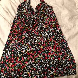 Floral bathing suit cover- up